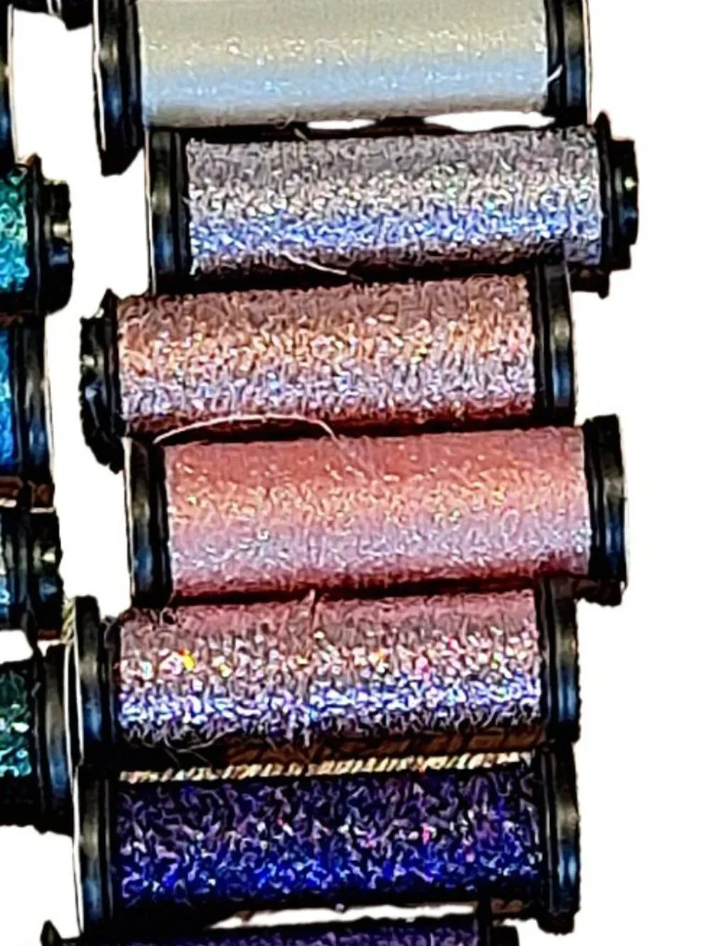Kreinik Metallic Threads Blending Filament Lot of 30 Spools